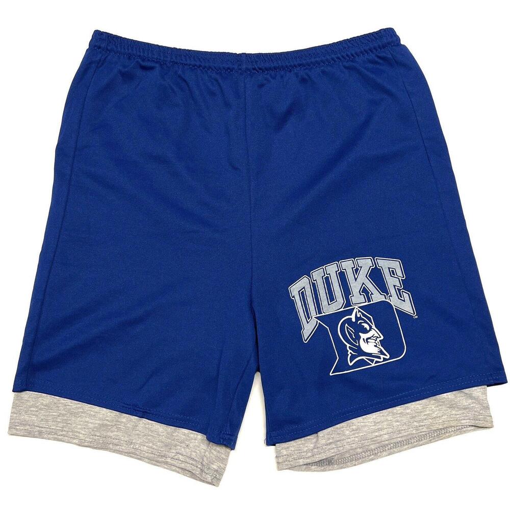 Vintage Duke University Blue Devils Dodger Sweat Shorts Lined Sz XL Made In USA